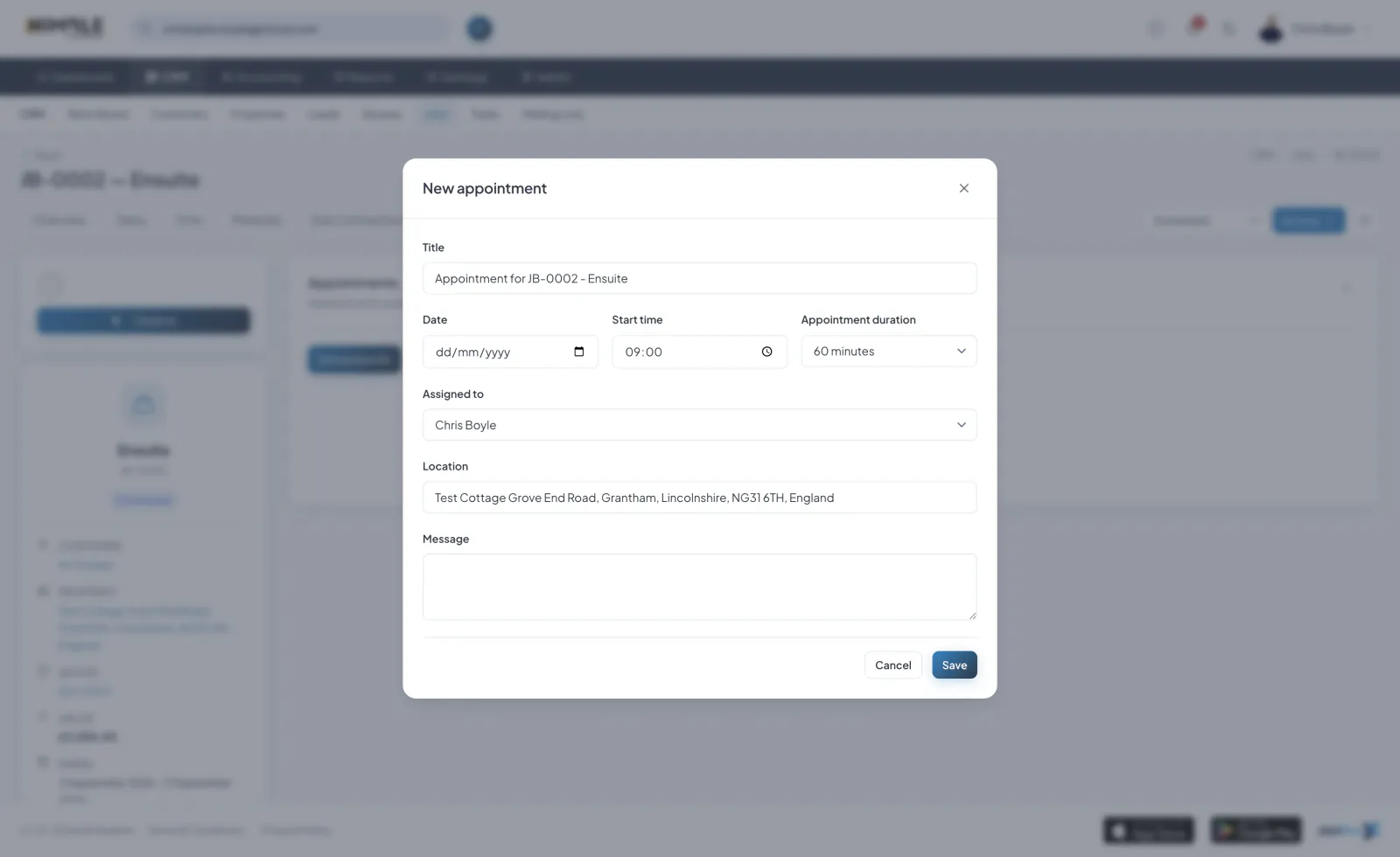 Google Calendar Sync and the Work Board screenshot
